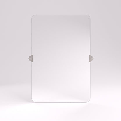 24 in. H x 36 in. W Rectangular Frameless Tilt Wall Mount Bathroom Vanity Mirror