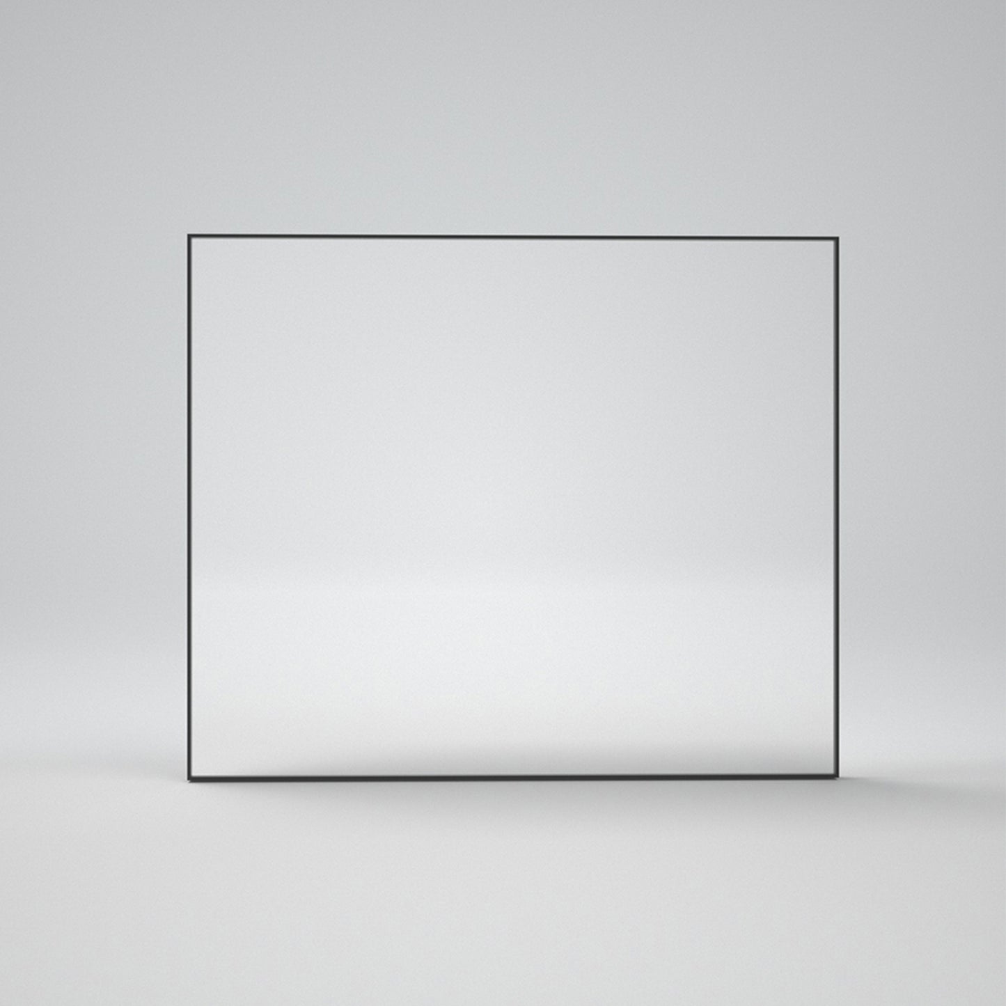 36 in. W x 30 in. H Rectangular Framed Vanity Mirror Matte Black zheng_346c74a3-024e-40e7-8990-01a68785f565