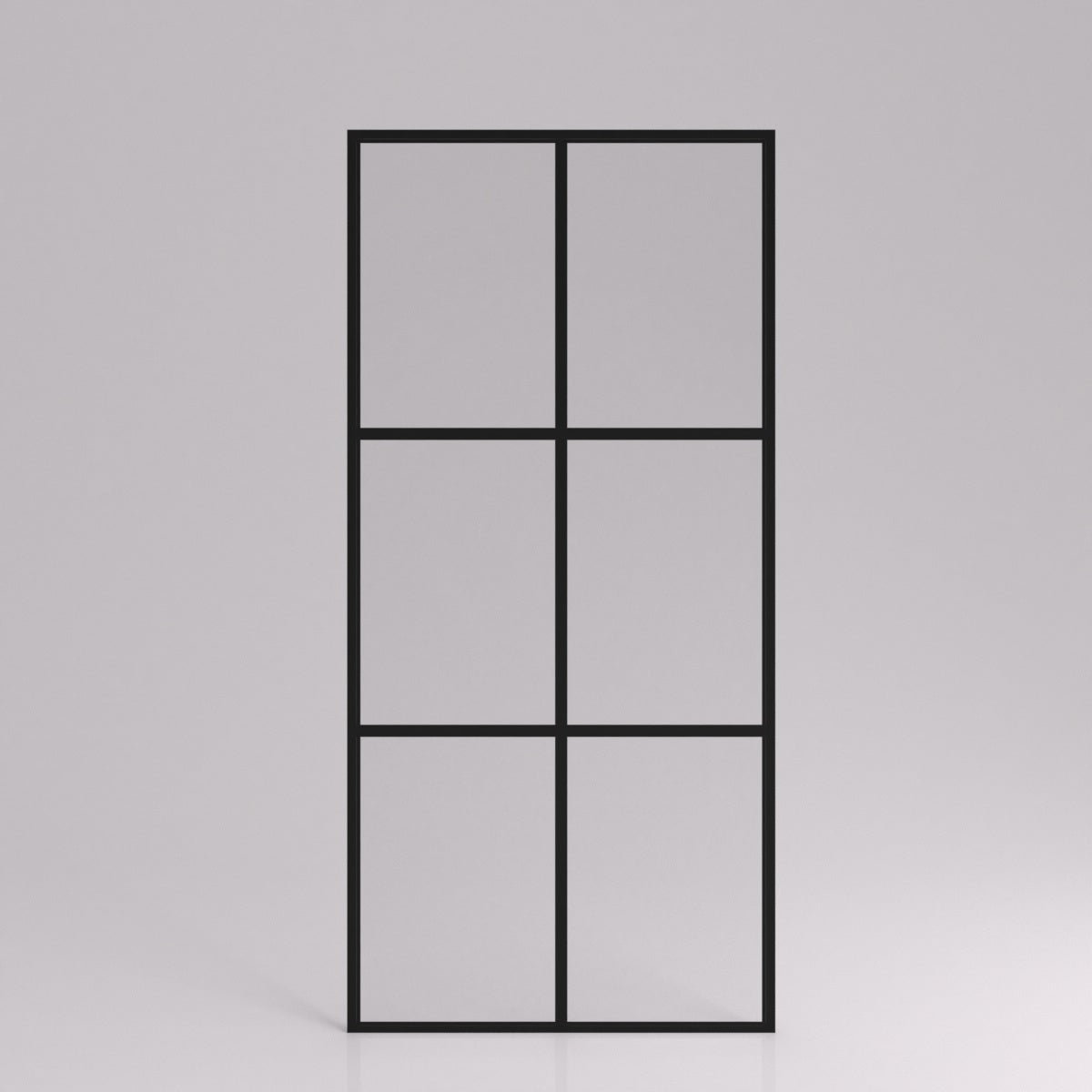 Vista 34 in. W x 72 in. H Fixed Framed Shower Door with Patterned Glass Six-Gird Style zheng_7907cc26-c090-489e-a067-b1f427242510